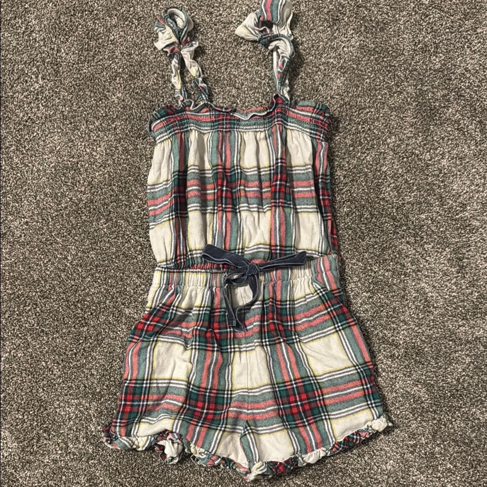 Plaid romper